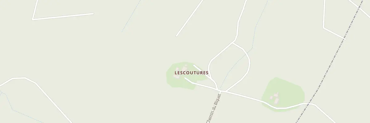 Plan du 102 Che de Lescoutures à Sauméjan