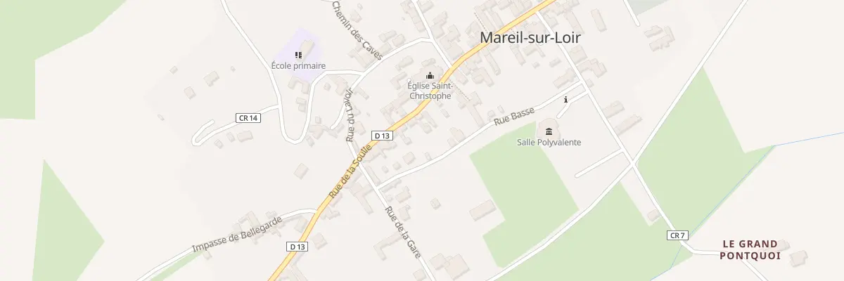 Plan du 20 Rue de la Soulle à Mareil-sur-Loir