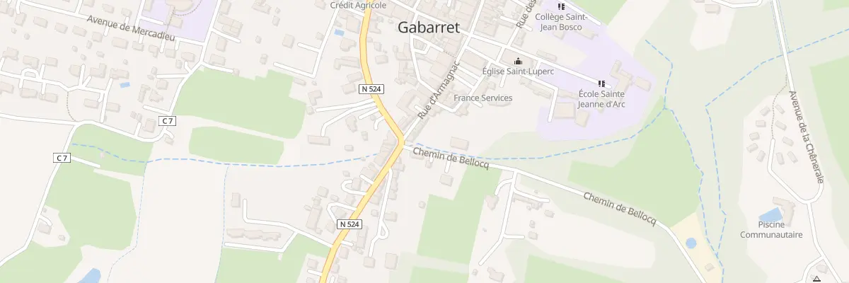 Plan du 18 Rue d’Armagnac à Gabarret