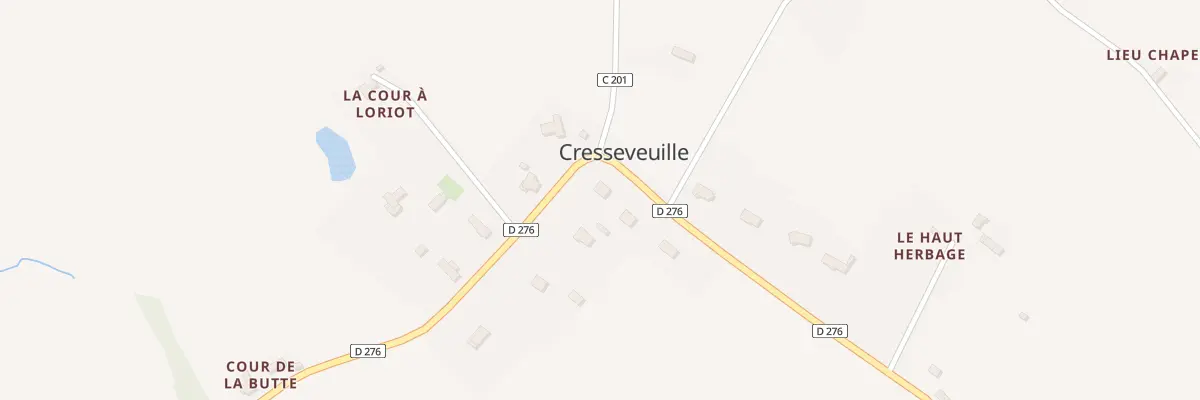 Plan du 5142 Le Champ de l’Ecu à Cresseveuille