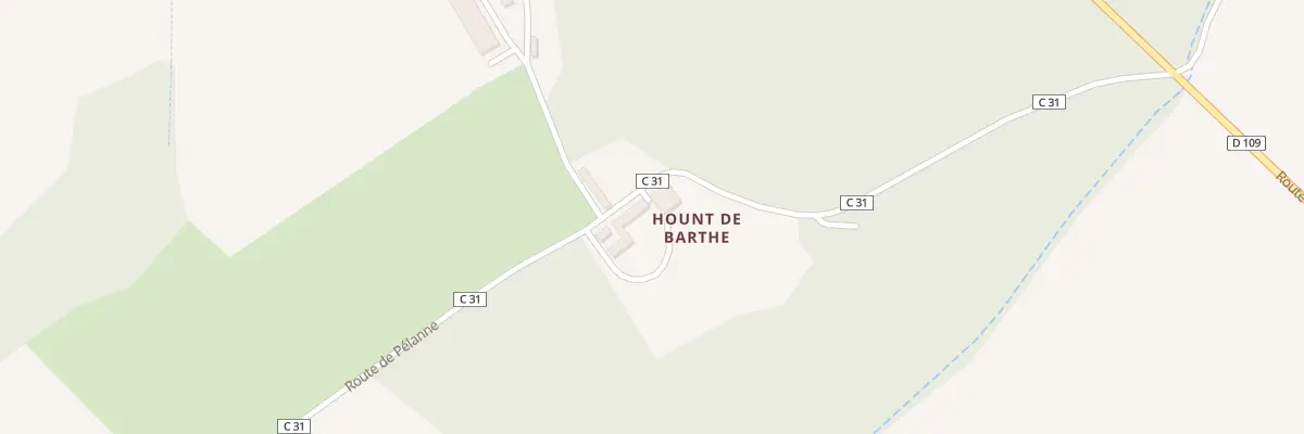 Plan du 5121 A Hount de Barthe à Sainte-Christie-d’Armagnac