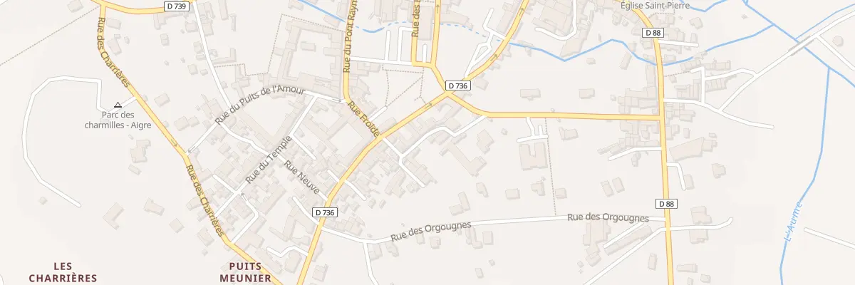 Plan du 3 Rue du Pensionnat Laroque à Aigre
