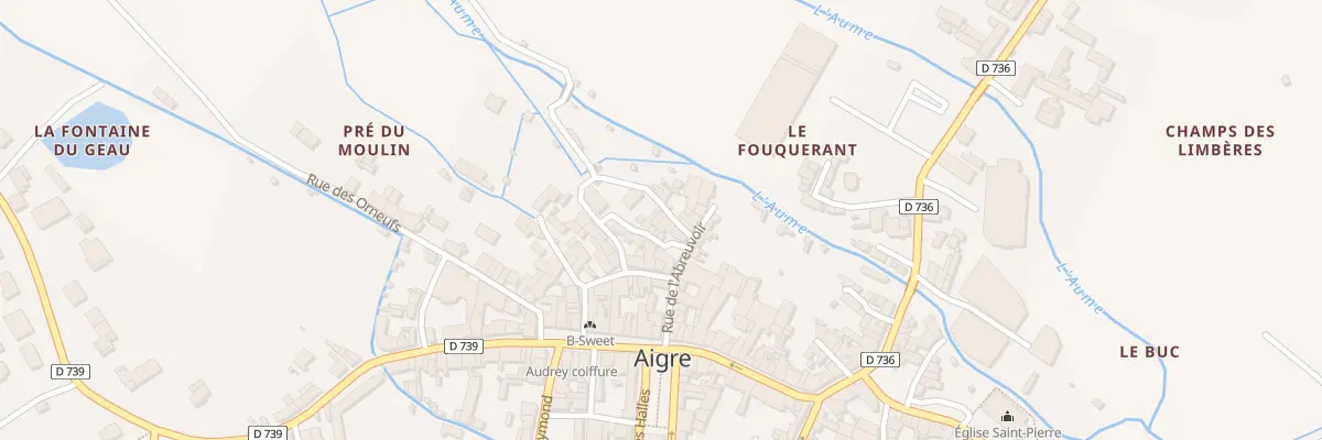 Plan du 2 Rue des Planches à Aigre