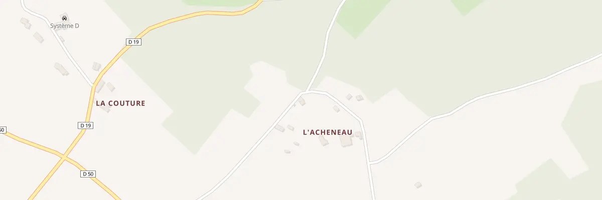Plan du 4 L’Acheneau à Saix