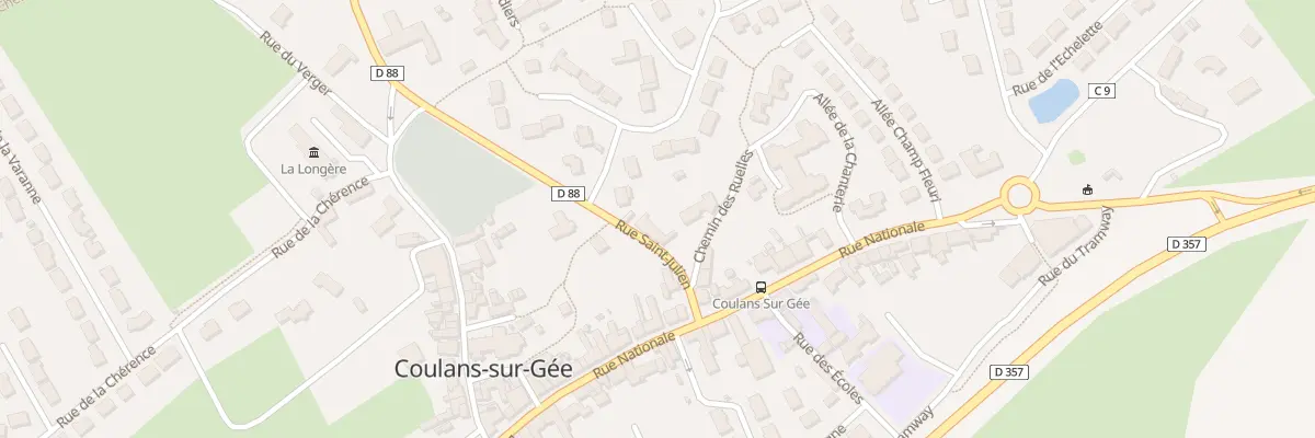 Plan du 12 Rue Saint-Julien à Coulans-sur-Gée