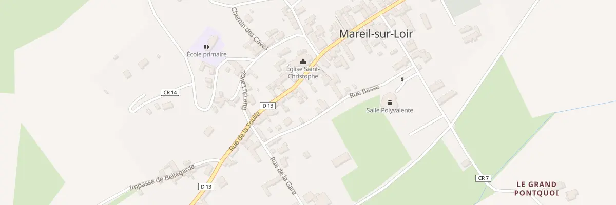 Plan du 22 Rue de la Soulle à Mareil-sur-Loir