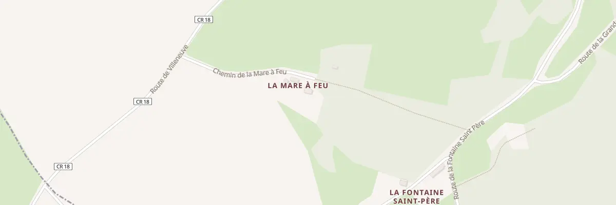 Plan du 5006 La Mare A Feu à Saint-Christophe-du-Jambet