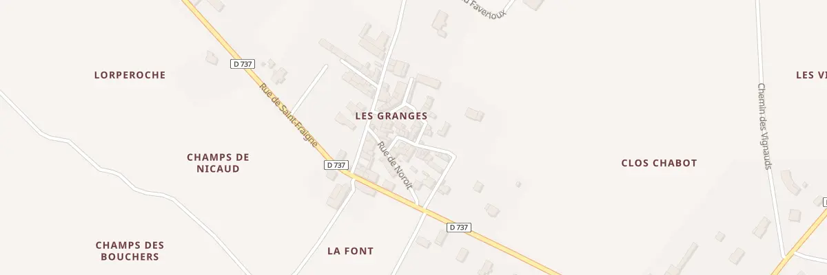Plan du 12 Rue Serpentine à Aigre