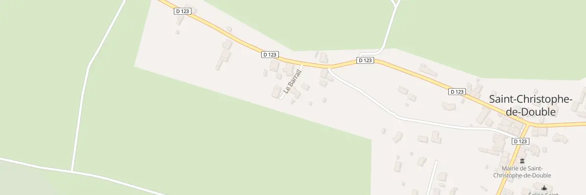 Plan du 68 Le Barrail à Saint-Christophe-de-Double