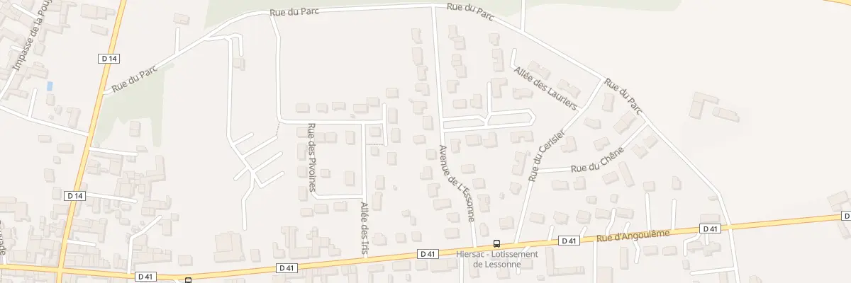 Plan du 13 Av de l’Essonne à Hiersac