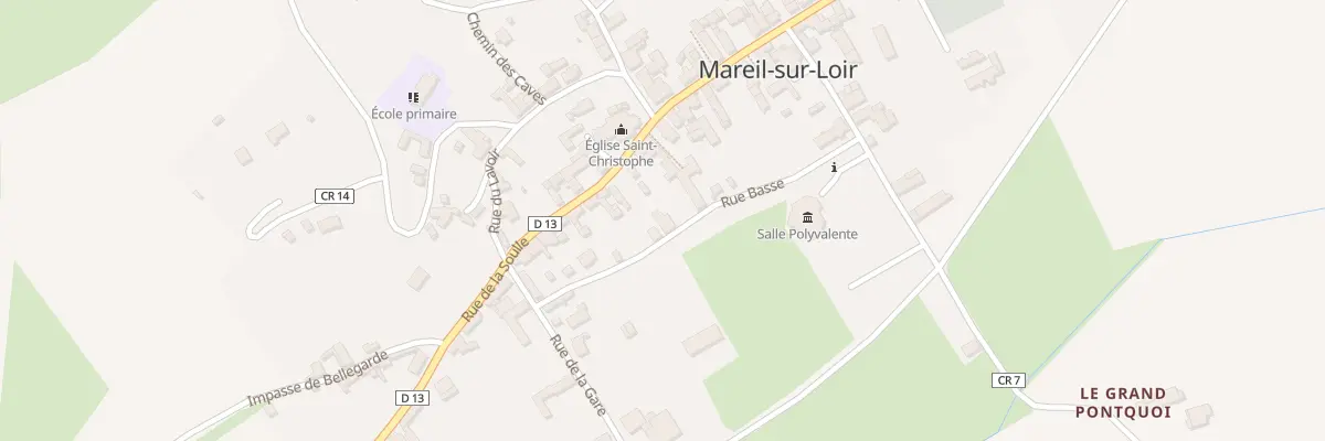 Plan du 5103 Le Bourg à Mareil-sur-Loir