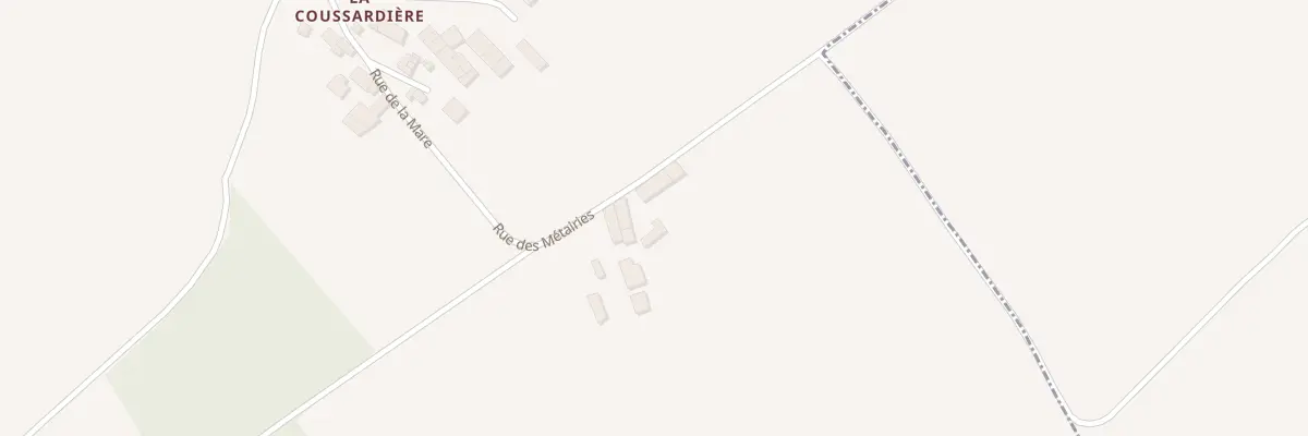 Plan du 4 Rue des métairies à Alloinay