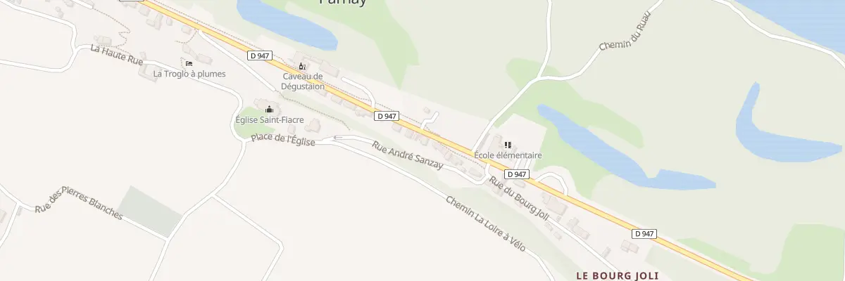 Plan du 21 Rte de Saumur à Parnay