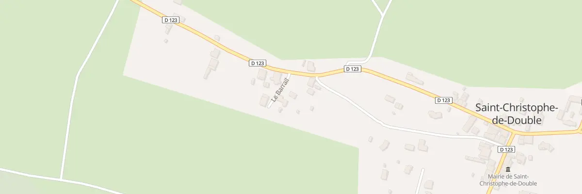Plan du 68B Le Barrail à Saint-Christophe-de-Double