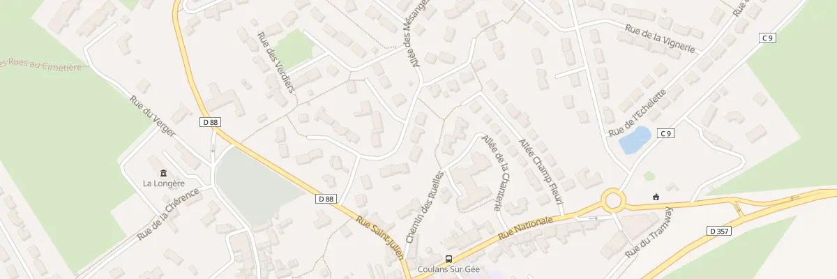 Plan du 12 Rue des Mésanges à Coulans-sur-Gée