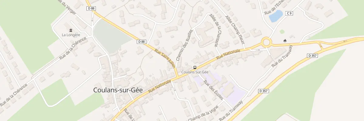 Plan du 6 Rue Saint-Julien à Coulans-sur-Gée