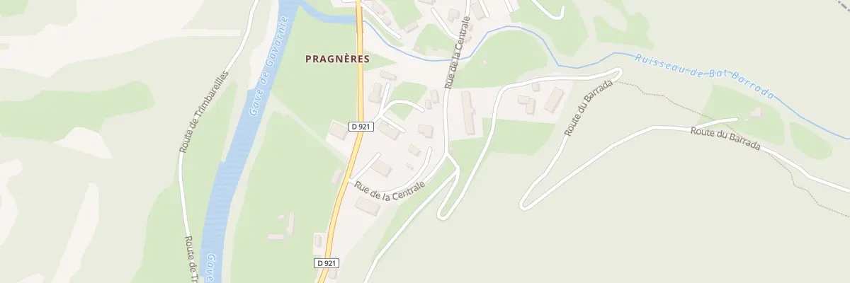 Plan du 5100 Pragneres Debat à Gavarnie-Gèdre