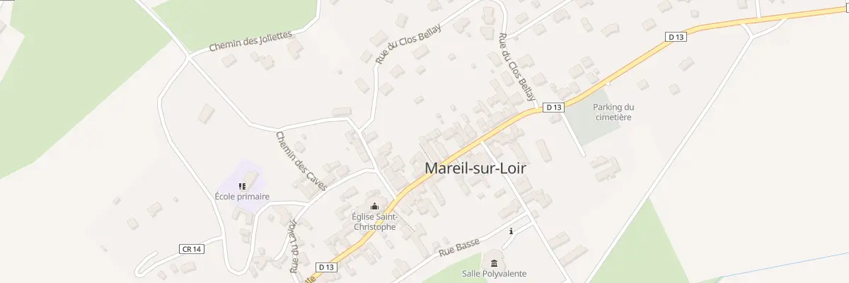 Plan du 8 Cour du Tonnelier à Mareil-sur-Loir