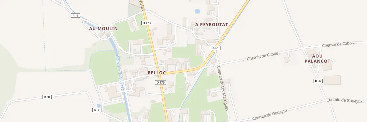 Plan du 5 Rte de Plaisance à Jû-Belloc