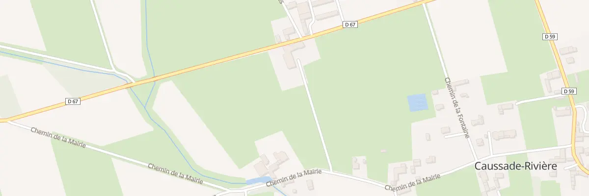 Plan du 2 Che du Bourg à Caussade-Rivière