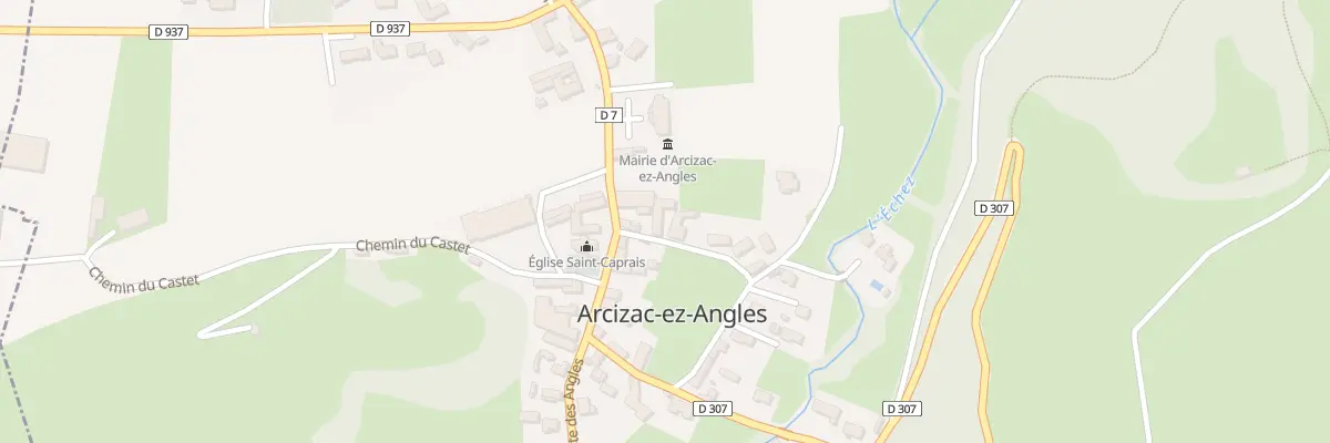 Plan du 1 Rue des Pyrénées à Arcizac-ez-Angles