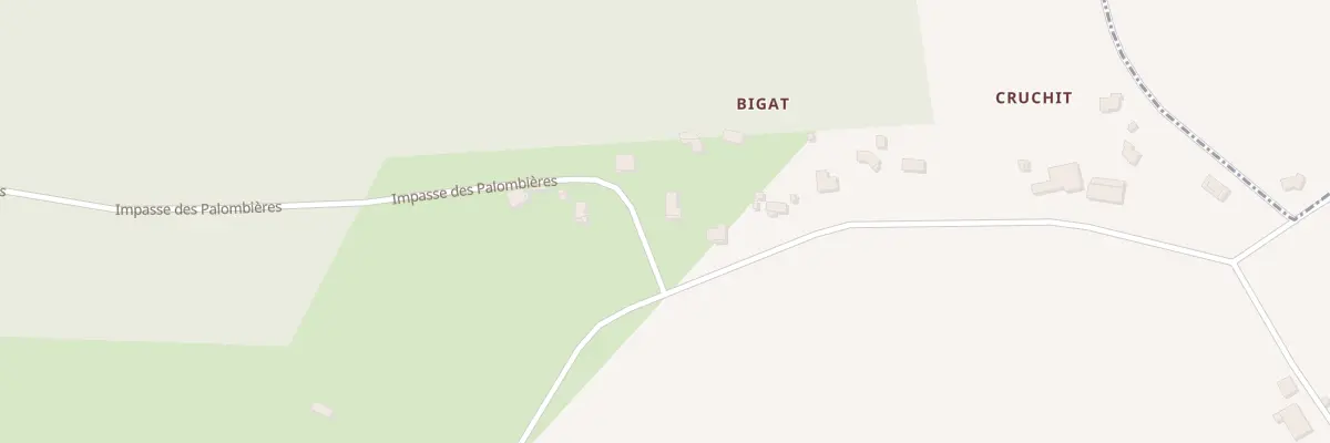 Plan du 2 Bigat à Saint-Hilaire-de-la-Noaille