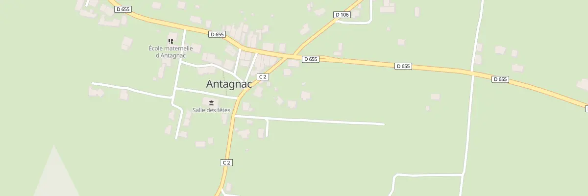 Plan du 9990 Baqueyron à Antagnac