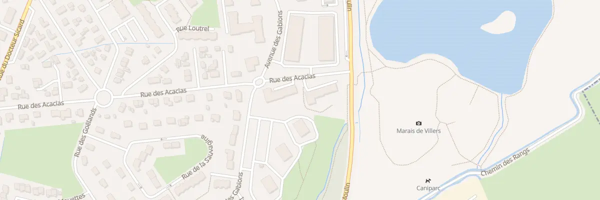 Plan du 46 Rue des Acacias à Villers-sur-Mer