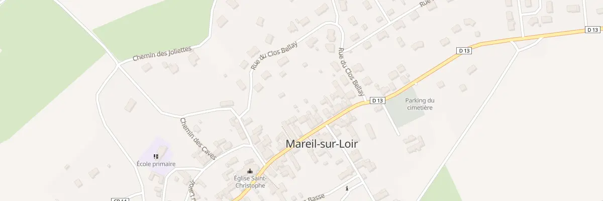 Plan du 15 Rue de la Soulle à Mareil-sur-Loir