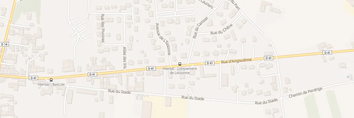 Plan du 41 Rue d’Angoulème à Hiersac