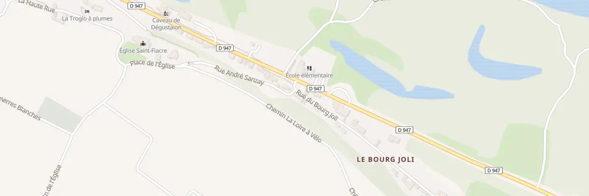 Plan du 2 Rue du Bourg Joli à Parnay