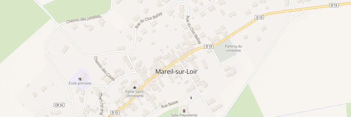 Plan du 17 Rue de la Soulle à Mareil-sur-Loir