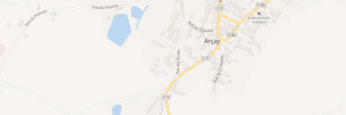 Plan du 15 Rue des Ecoles à Arçay