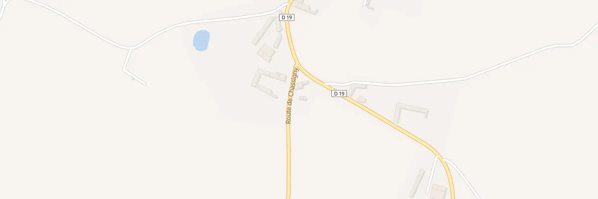 Plan du 2 Rte de Chassigny à Arçay