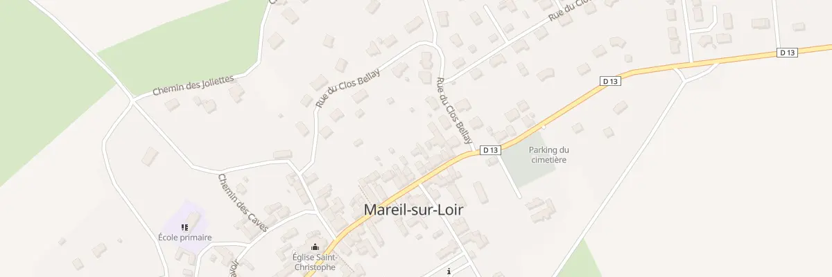 Plan du 21 Rue de la Soulle à Mareil-sur-Loir