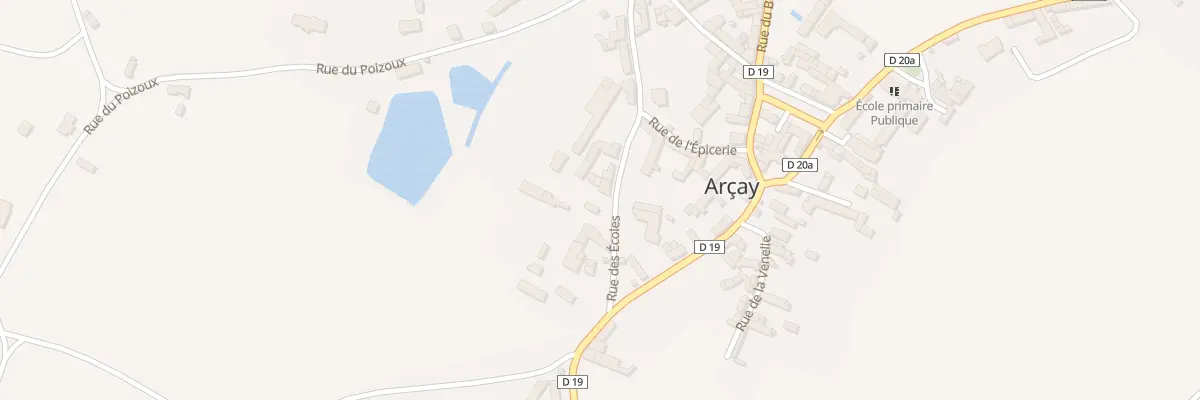 Plan du 11 Rue des Ecoles à Arçay