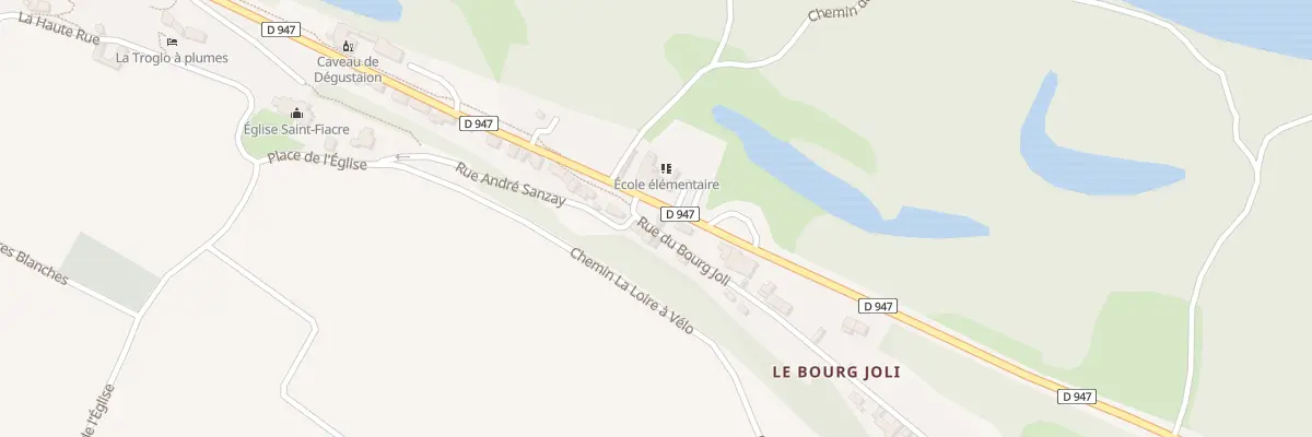 Plan du 1 Rue du Bourg Joli à Parnay