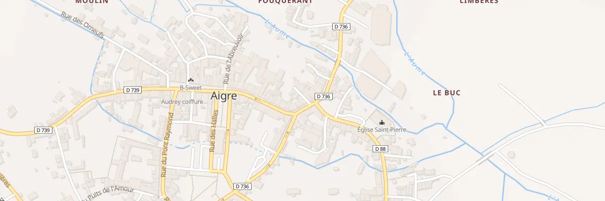 Plan du 5 Rue des Ponts à Aigre