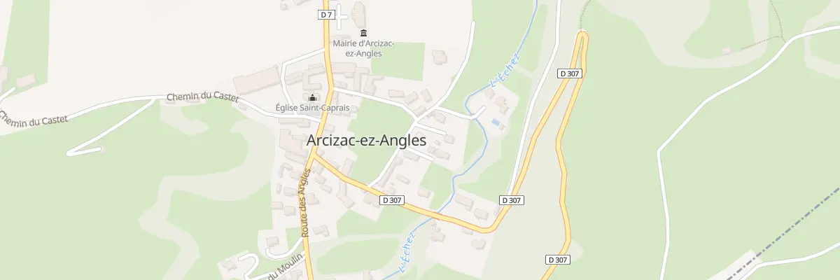 Plan du 13 Rue des Pyrénées à Arcizac-ez-Angles