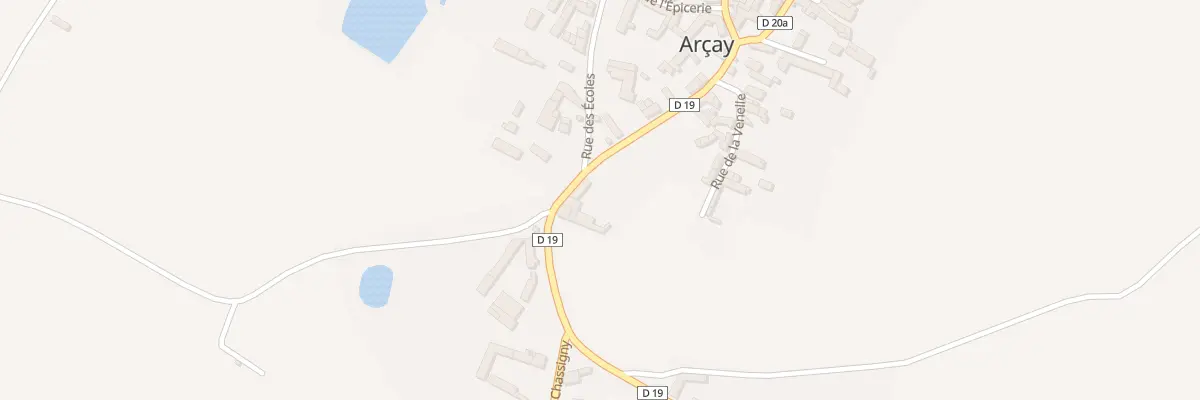 Plan du 10 Rte de Moncontour à Arçay
