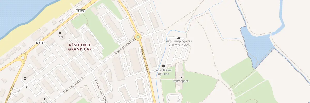 Plan du 3 Av Jean Moulin à Villers-sur-Mer