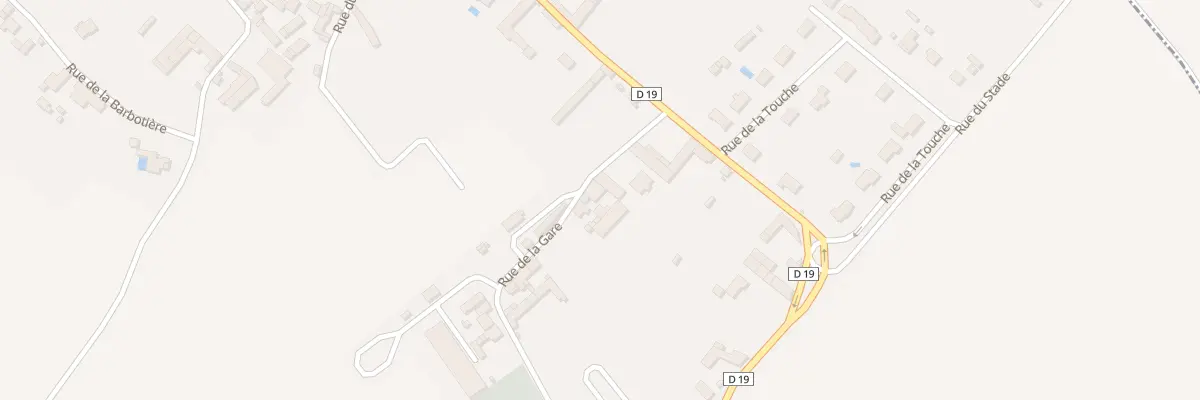 Plan du 13 Rue de la Gare à Arçay
