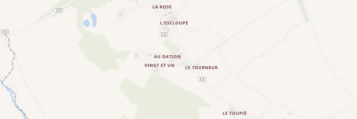 Plan du 5032 Au Dation à Bouzon-Gellenave