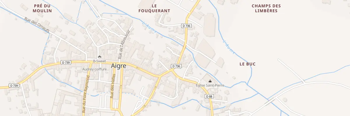 Plan du 17 Rue des Ponts à Aigre
