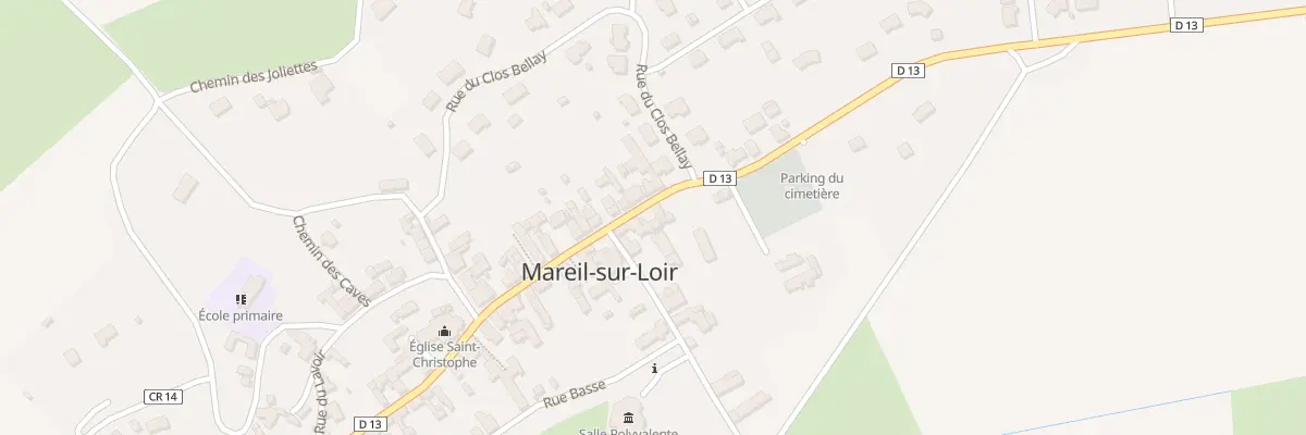 Plan du 46 Rue de la Soulle à Mareil-sur-Loir