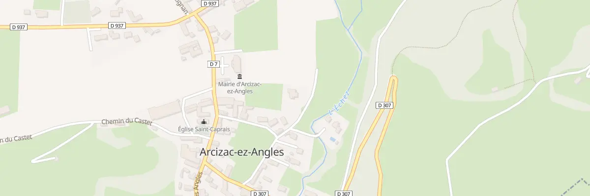 Plan du 1 Imp de l’Echez à Arcizac-ez-Angles