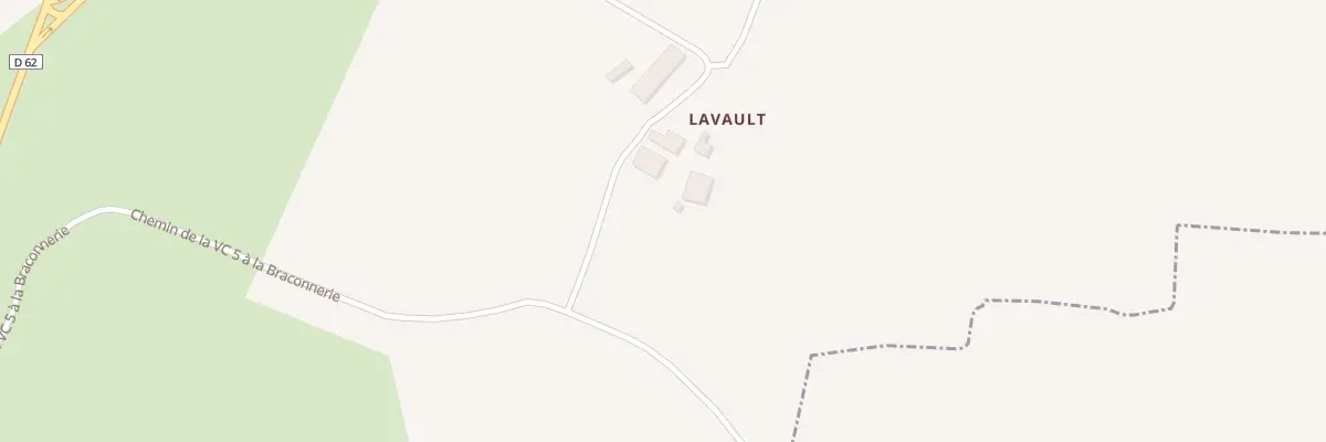 Plan du 5338F Lavault à Curzay-sur-Vonne