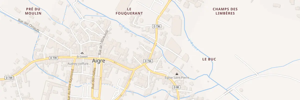 Plan du 21 Rue des Ponts à Aigre