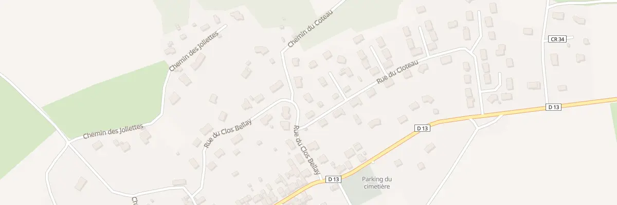 Plan du 6 Rue du Clos Bellay à Mareil-sur-Loir