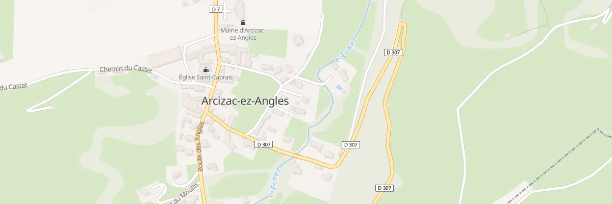Plan du 11 Rue des Pyrénées à Arcizac-ez-Angles